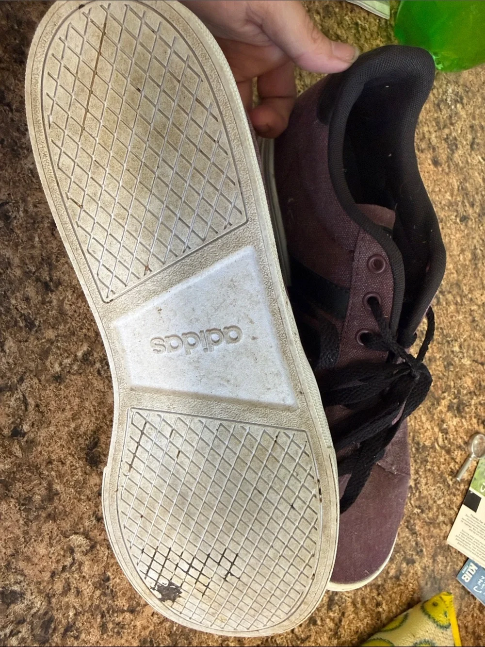 Adidas purple sneakers 9.5